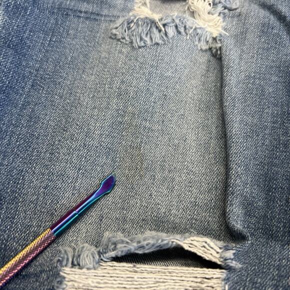 Wax Jean Skinny Distressed Jeans Women Size 7/28 - JN305 - Picture 3 of 8